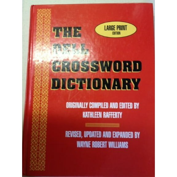 Pre-Owned The Dell Crossword Dictionary (Hardcover) 0783812272 9780783812274