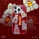 thumbnail image 1 of Cute Rabbit Año Nuevo Venta Caliente Carcasa De Alta Calidad De Lujo De Plata Mate Funda Para Teléfono iPhone 11 12 13 14 Pro MAX 14 Plus Silicona TPU A Prueba De Golpes Cubierta Trasera, 1 of 4