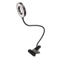 thumbnail image 4 of Clip Desk Lamp, Desk Clip On Lamp Adjust Brightness Multi Angles Lighting 3 Colors  for Reading, 4 of 7