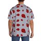 thumbnail image 3 of Fotbe Ladybug Camisa Estampada de Manga Corta para Hombre, Casual de Verano, Estilo Playero, Sin Arrugas-Small, 3 of 5