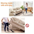 thumbnail image 3 of Furniture Sliders FLERISE Furniture Moving Kit Reusable Felt Movers for Carpet and Hardwood Square Floors Sliders Pads 8 Pack (Carpet Slider Pads 4“), 3 of 5
