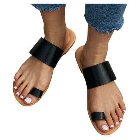 

Vedolay Women Summer Slippers 2023 New Slippers Outdoor Indoor Plush Bedroom Shoes Black 8