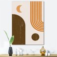 thumbnail image 2 of Designart ' Rainbow In Earth Tones Abstract Geometric Art ' Modern Canvas Wall Art Print, 2 of 4