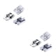 thumbnail image 1 of Billuyoard 2 piezas de cremallera Invisible, suministros para el hogar, pequeña herramienta de costura, cremalleras de Metal, accesorio para plata 2.5*1.6*0.8 cm, conjunto 2piezas, 1 of 6