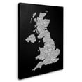thumbnail image 3 of Trademark Art 'UK Cities Text Map 6' Canvas Art by Michael Tompsett, 3 of 4