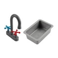 thumbnail image 3 of Cocina, juego de simulación, juguete de rol, aprendizaje temprano, divertido, hogar, realista para niños de 3 a 6 años, minifregadero y grifo para, 3 of 8