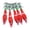 red, variant on 5pcs 5.8cm Glow Jigs Fishing Lures 3.1g Shrimp Squid Hooks Artificial Baits Multi-Water Tackle