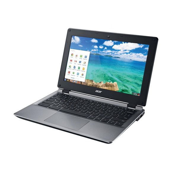 Acer Chromebook 11 C730E-C0FL - Intel Celeron - N2840 / jusqu'à 2,58 GHz - Chrome OS - HD Graphics - 2 Go RAM - 16 Go eMMC - 11,6 Pouces IPS 1366 x 768 (HD) - Wi‐Fi 5 - Gris - Clav.: US Intl/Canadian French
