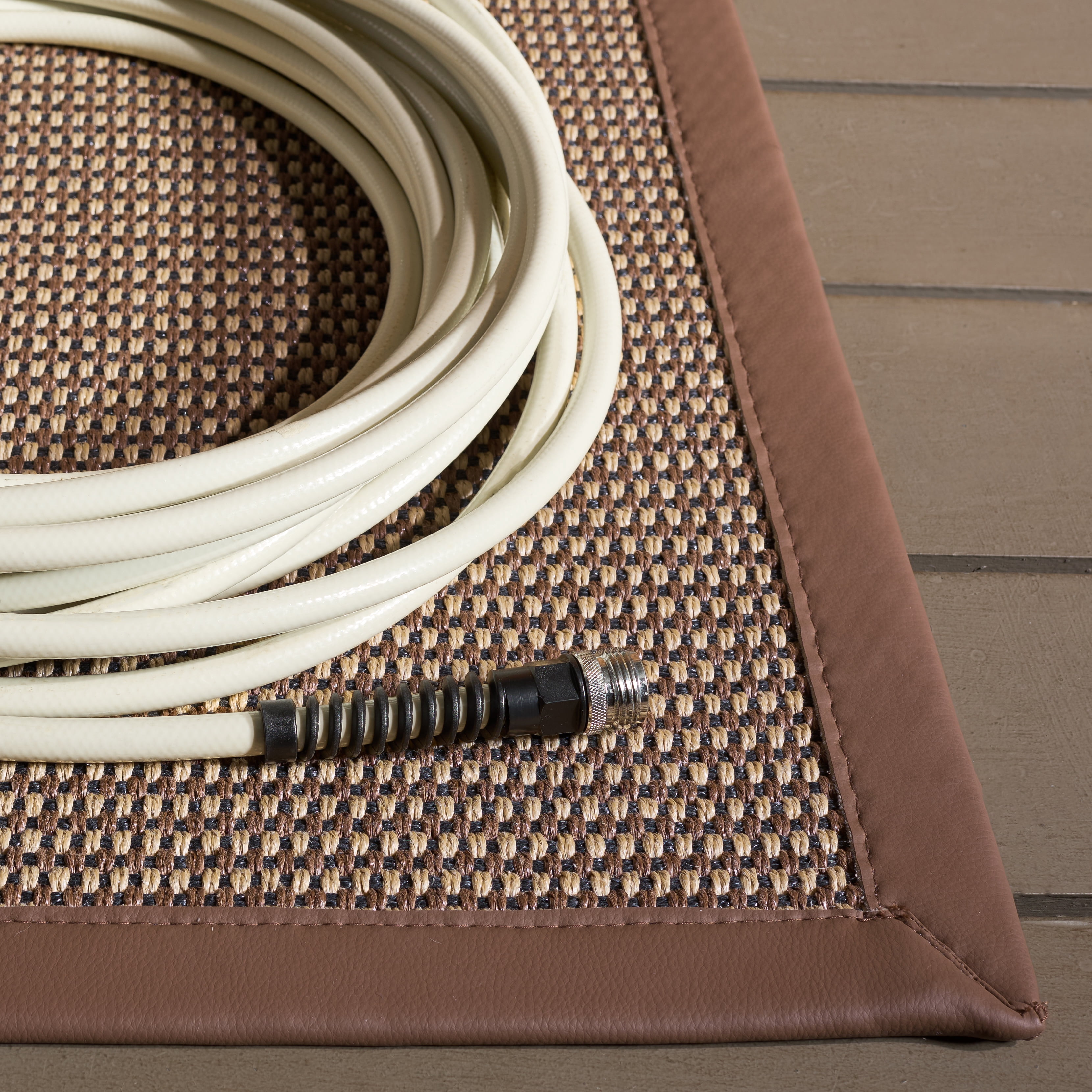 Safavieh Napa Faux Sisal Jorie Solid Area Rug, Marble/Brown, 6' x 9'