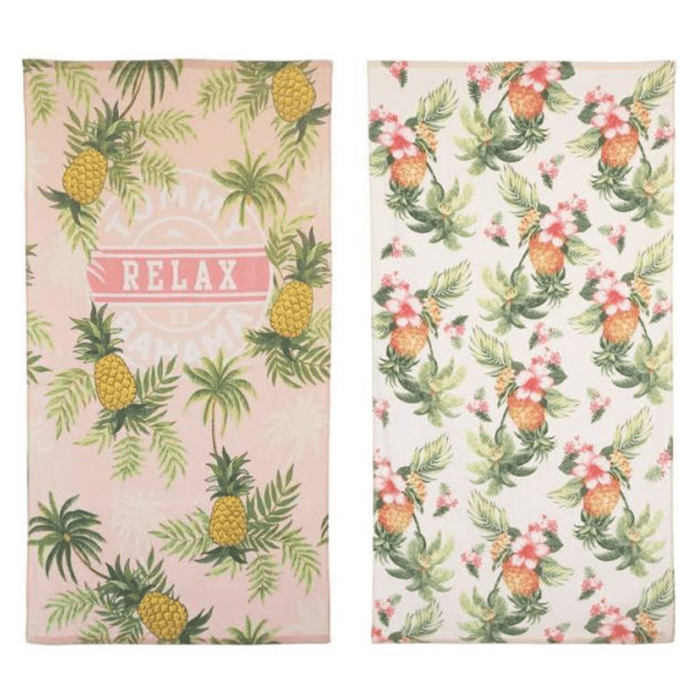Tommy Bahama Relax Summer Vacation and Retro Pineapple Cotton 2pc Beach