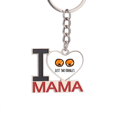 thumbnail image 1 of Sólo naranjas dibujo gracioso naranja El soporte del llavero de metal del llavero ama a mamá, 1 of 3