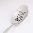 thumbnail image 1 of Teen Gift | Do All Things with Love Engraved Spoon Gift for Men Women | Motivational Inspirational Gift for Son Daughter | Valentine Gift for Boyfriend Girlfriend, 1 of 5