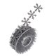 thumbnail image 1 of 1 Rollo De Cinta De Navidad De De Nieve De 10 o Decoración De Guirnalda Guirnalda, árbol, De Invierno, 2 Gris Macarena Cinta de adorno de costura de Navidad, 1 of 8