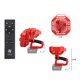 thumbnail image 4 of Ventilador Portátil sin Cable de 14.4-18V para Makita/Bosch/Dewalt/Milwaukee, Ventilador de Mano para Obra con Batería de Litio de 18V y Luz LED, Recargable por USB para Exteriores, Ventilador de..., 4 of 13