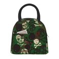 thumbnail image 1 of Fotbe Camouflage Skull Bolsa de Almuerzo con Estampado, Lonchera Aislada, Contenedor de Comida Reutilizable Tipo Cooler a Prueba de Fugas, 1 of 6