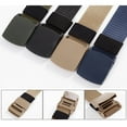 thumbnail image 2 of Nylon Belt Adjustable Causal Web Belt Outdoor Belt with Plastic Buckle for Men, 2 of 10