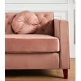thumbnail image 4 of Uspridefurniture Gerame 79.5'' Velvet Square Arm Sofa,Pink, 4 of 5