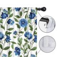thumbnail image 4 of Blackout Kids Curtains,Blue Pioneer Flower Childrens Insulated Curtains Set Of 2,Bedroom Essentials,Toddler Room Decor 52x63in(132x160cm), 4 of 4