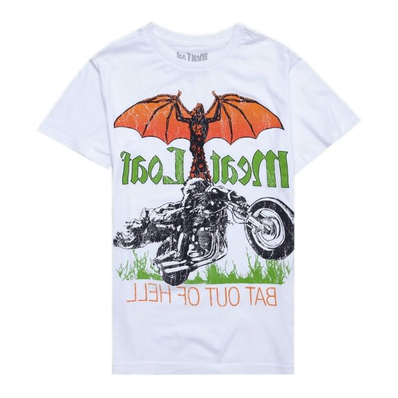 Meat Loaf Adult Bat Out Of Hell Cotton T-Shirt