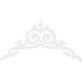 thumbnail image 2 of Ekena Millwork 72"W x 36"H x 1"P (12/12) Pitch Baile Architectural Grade PVC Gable Pediment, 2 of 5