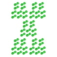 thumbnail image 1 of Transemion 10pcs Line Clip For Hose Guide Brake Cable Parts In Plastic For S Style Clips Green 10pcs 5Set, 1 of 6