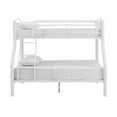 thumbnail image 4 of Powell Kalmia Heavy Metal Kid's Twin over Full Convertible Bunk Bed with Built-In Ladder, White, 4 of 12