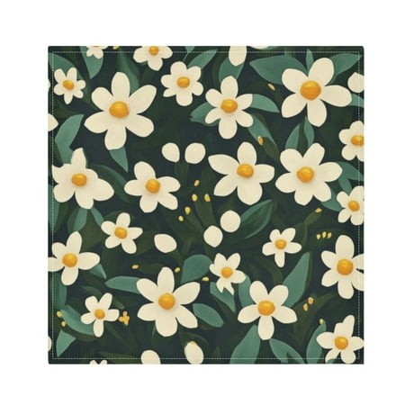 

Napkin Satin Napkin 20*20Inchx1 Kitchen Towel Dinner Plate Towel Decorative Towel Napkin Tea Towel Suitable For Kitchen Table Pretty Flowers2