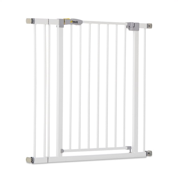 Open Box hauck Open N Stop Pressure Fit w/ 3.5" Extension Safety Gate, White