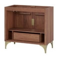 thumbnail image 3 of Modway Daylight 36" Bathroom Vanity Cabinet in Walnut, 3 of 10