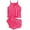 Hot Pink, variant on Baby Girls Suspenders Solid Crop Tops Short Clothes Outfits Set School Shirts for Girls 6-12 Months