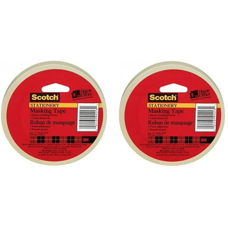 Scotch stationery masking on sale tape clean removal