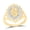 10Kt Yellow, variant on Diamond NK Fashion Virgin Mother Mary Ladies Ring 0.4cttw