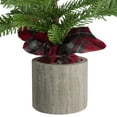 thumbnail image 5 of Northlight 16" Unlit Artificial Christmas Tree Medium Pine in Pot, 5 of 5