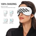 thumbnail image 5 of IAUYY Sleep Mask, Super Soft Eye Masks with Adjustable Strap, Lightweight Comfortable Blindfold,Perfect Blocks Light for Men Women Checkered Flag Vector Logo, 5 of 7