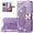 Light Purple, variant on Wallet Case for Moto Edge 30 Fusion,3D Butterfly Pattern PU Leather Flip Kickstand Case with Magnetic Clasp and Cash Card Slots Holster for Moto Edge 30 Fusion, HZD Rhinestone Light Purple