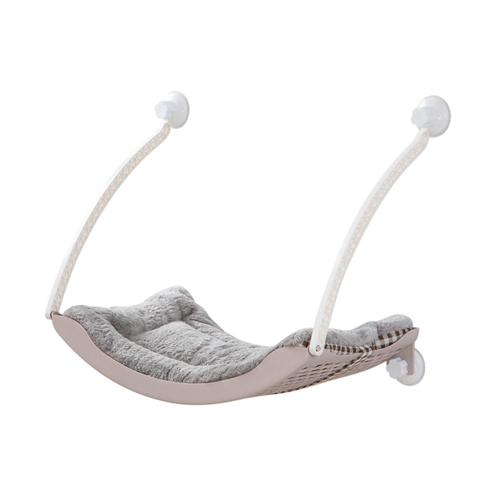 Bvdfgk Cat Hammock Window Seat, Pet Resting Shelf Extra Large Detachable Kitten Pet Bed
