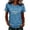 shirts 118#Blue, variant on WAYUTE Women's 250th Anniversary USA Shirt Us National Flag Casual Fashion Printed Crewneck Short Sleeve Shirts 4th of July T Shirts