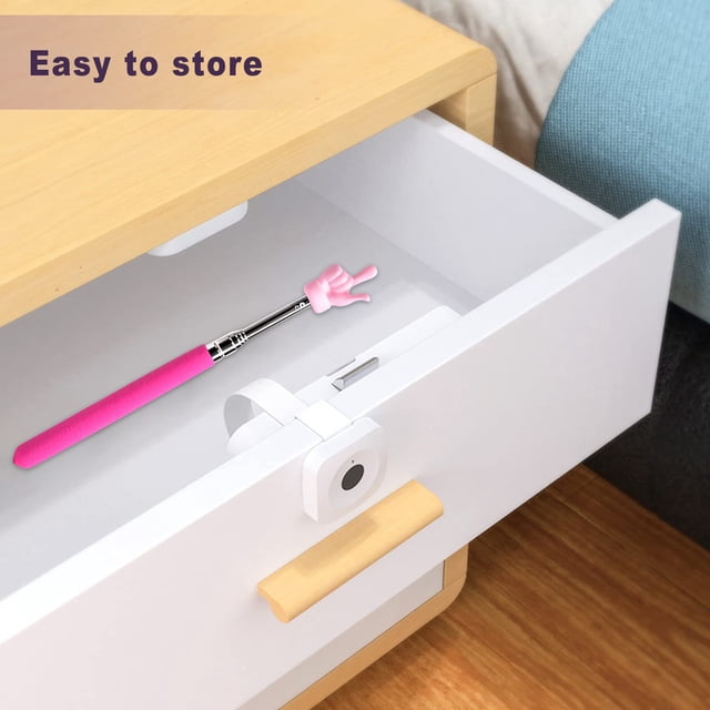 yulier Telescopic Teachers Pointer, Mini Extendable Handheld Pointer Stick, Classroom Presentation Finger Pointer for Elementary School Kindergarten Teachers, Classroom Supplies
