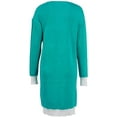 thumbnail image 3 of Women's Plus Size Long Sleeve Open Front Cardigans Soft Knit Ugly Christmas Sweater, 3 of 4