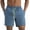 Light Blue, variant on Mens Shorts Casual Casual Faddish Solid Short With Pocket Elastic Waist Short Pants Outdoor Sweatpants Navy,M
