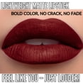 thumbnail image 2 of Lápiz labial Mynena rojo burdeos de larga duración, impermeable, vegano, 2 of 9