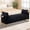 Black, variant on BaseBeauty 66" Storage Bench for Bedroom, End of Bed Bench with Gold Legs, Black Bench for Bedroom with 2 Pillows, Velvet
