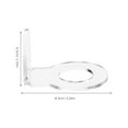 thumbnail image 2 of WEUVEB Softball Training Batting Rack in Transparent Acrylic for Athletes of All Levels 2Pcs, 2 of 8