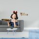 thumbnail image 2 of Bandeja porta llaves,Bandeja para guardar llaves y dulces con figura de niña de resina,Sofá en miniatura para muñecas,Muebles de casa de muñecas a escala 1/12,modelo de sofá de, 2 of 8