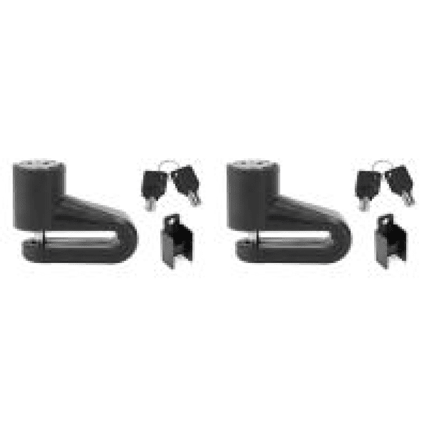 Bloqueo de freno de disco Scooter eléctrico antirrobo con marco para M365 negro