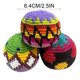 thumbnail image 2 of CaiYueKe Handmade Crocheted Footbag Pack of 3 - Durable Woven Cotton Kick Ball for Style Games, Juggling, Tricks & Outdoor Games - Great as Stress Relief Fidget Toys, 2 of 8
