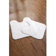 thumbnail image 3 of Hand Tufted Cotton Rug Hotel Spa Floor Towel Tub Shower Bath Floor Mat Machine Washable Soft Absorbent Non-Rubber Back Mat (Color 5, U Shaped 19.7x21.7 Inches) C98, 3 of 3
