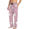 thumbnail image 5 of Galaxy Space Planets Ghost Pajama Pants, Men's Lounge Pants Light with Drawstring and Pockets, Christmas New Year Birthday Father's Day Gifts, Small, 5 of 7