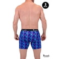 thumbnail image 4 of Threads Men's Underwear, 6" Premium Performance Nylon Boxer Brief, Performance Fabric, Moisture Wicking, Anti-Odor, S - XXL, 3 Pack, 4 of 12