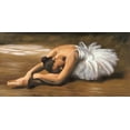 thumbnail image 2 of Bassetti, Andrea 24x14 White Modern Wood Framed Museum Art Print Titled - Danseuse, 2 of 4